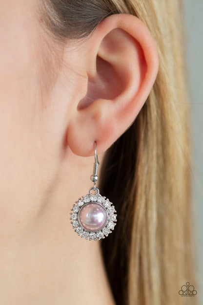 Fashion Show Celebrity Pink Earring - Paparazzi Accessories