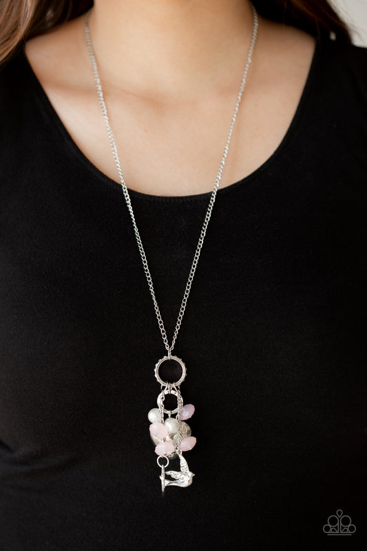 I Will Fly Pink Necklace - Paparazzi Accessories