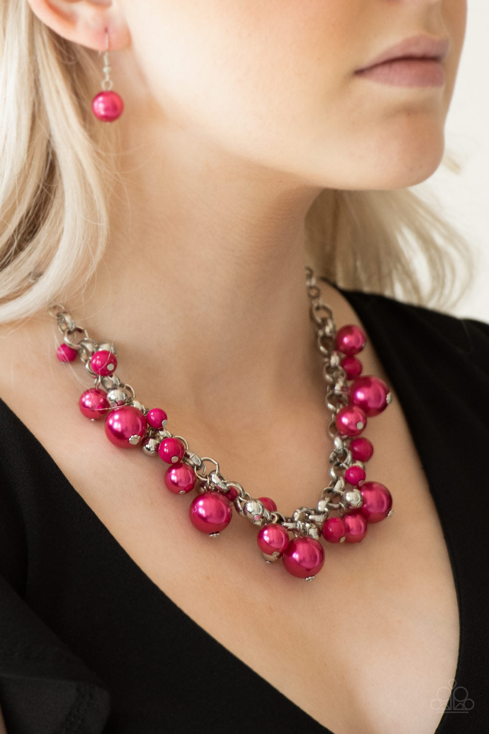 The Upstater Pink Necklace - Paparazzi Accessories