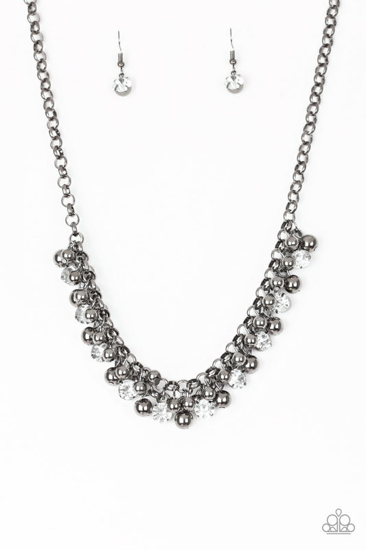 Wall Street Winner Black Necklace - Paparazzi Accessories