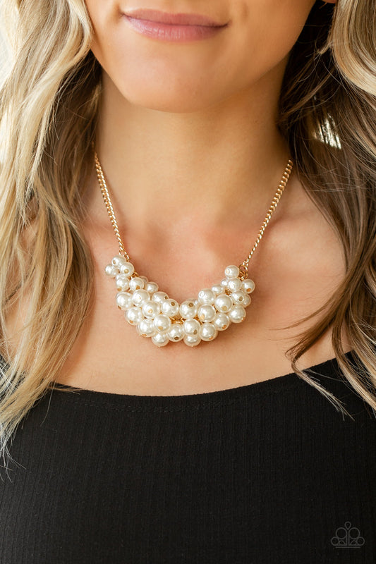 Grandiose Glimmer Gold Necklace - Paparazzi Accessories