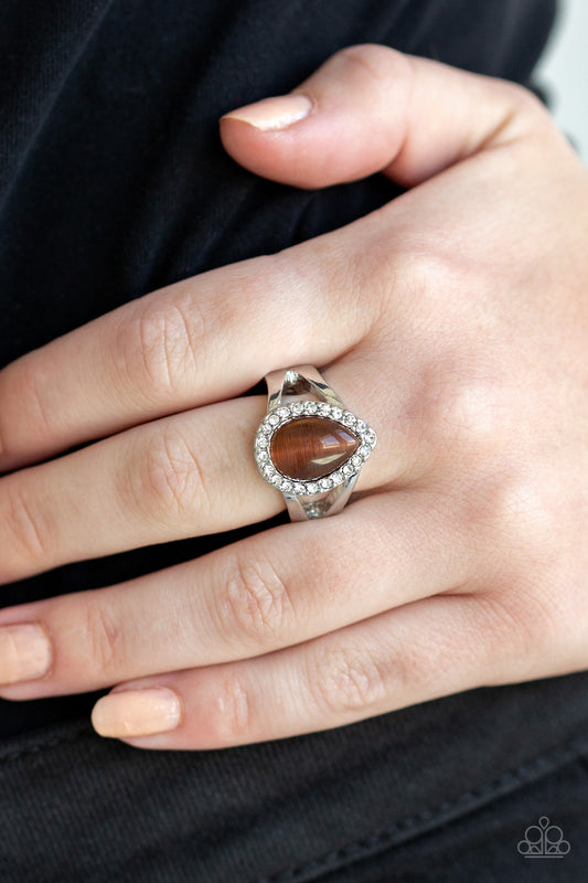 Debutante Dream Brown Ring - Paparazzi Accessories