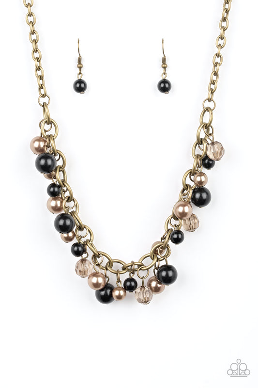 The GRIT Crowd Black Necklace - Paparazzi Accessories