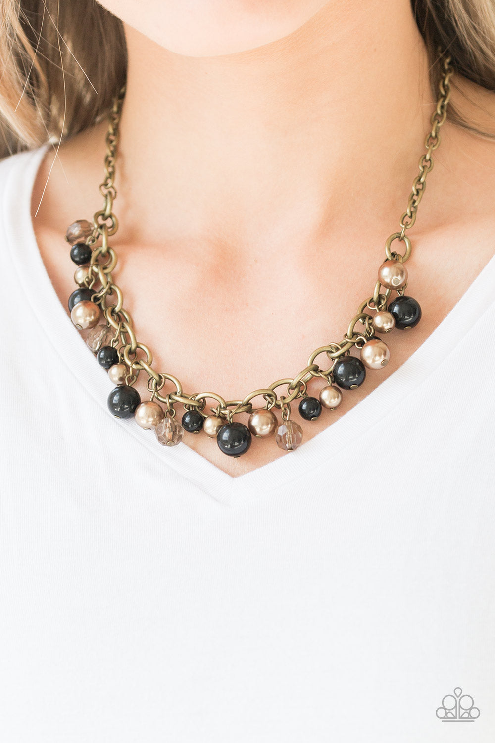 The GRIT Crowd Black Necklace - Paparazzi Accessories