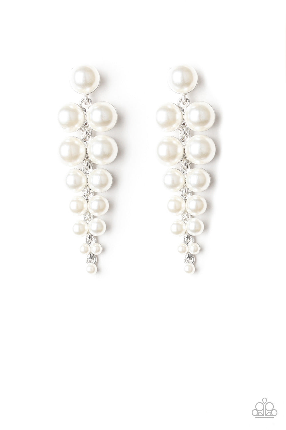 Totally Tribeca White Pearl Earring - Paparazzi Accessories