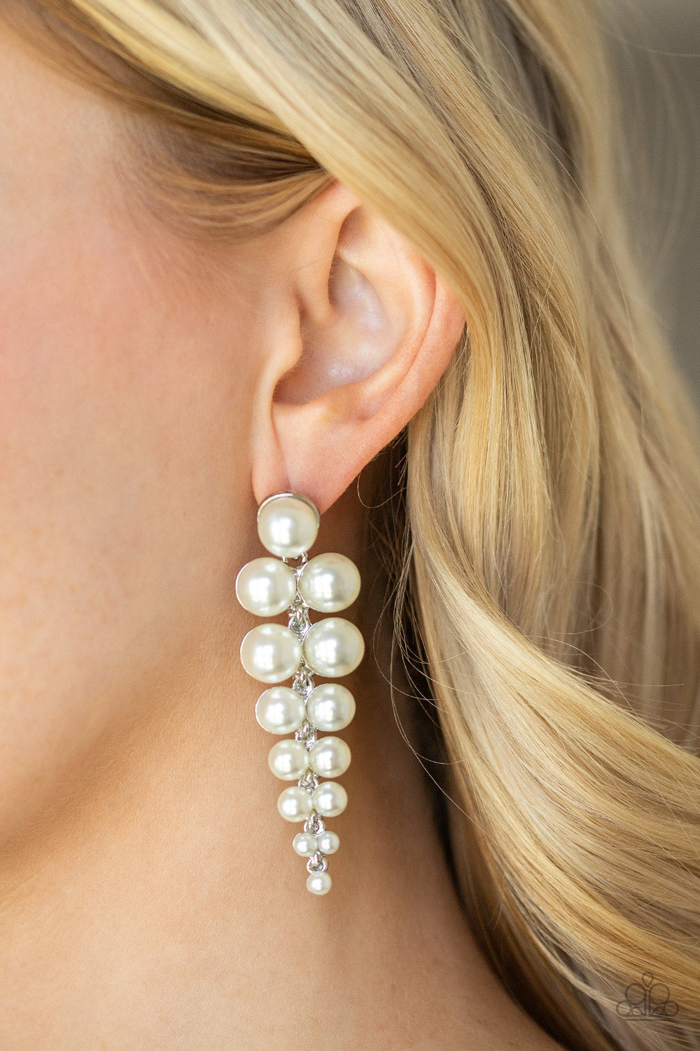 Totally Tribeca White Pearl Earring - Paparazzi Accessories