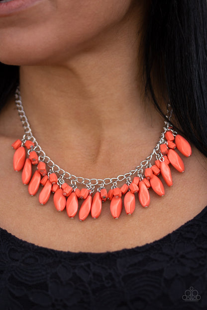 Bead Binge Orange Necklace - Paparazzi Accessories