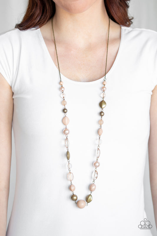 Secret Treasure Brown Necklace - Paparazzi Accessories