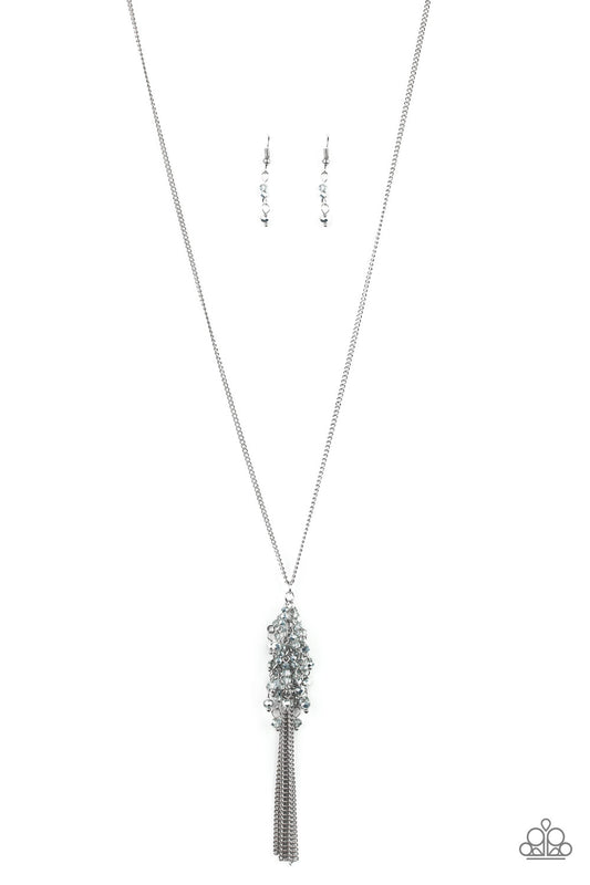 Twilight Twinkle Silver Necklace - Paparazzi Accessories