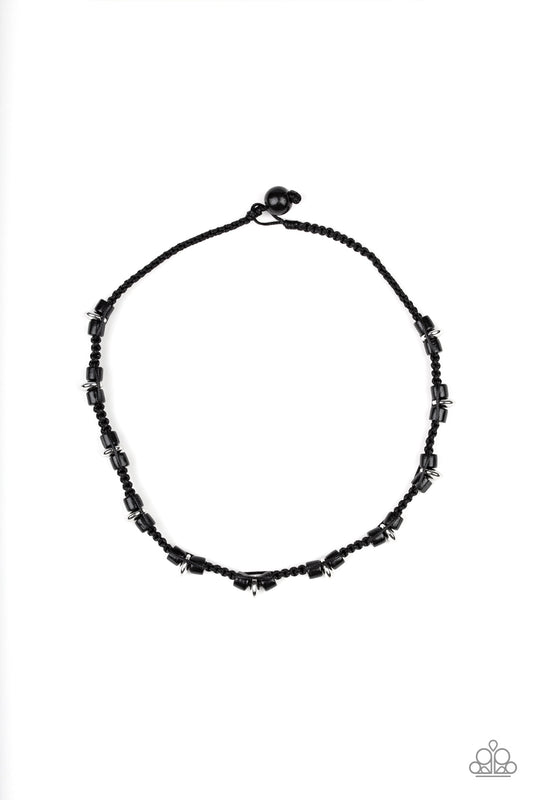 WOOD You Believe It? Black Urban Necklace - Paparazzi Accessories