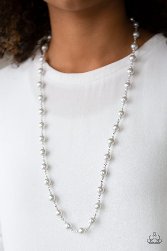 Behind The Scenes Silver Necklace - Paparazzi Accessories
