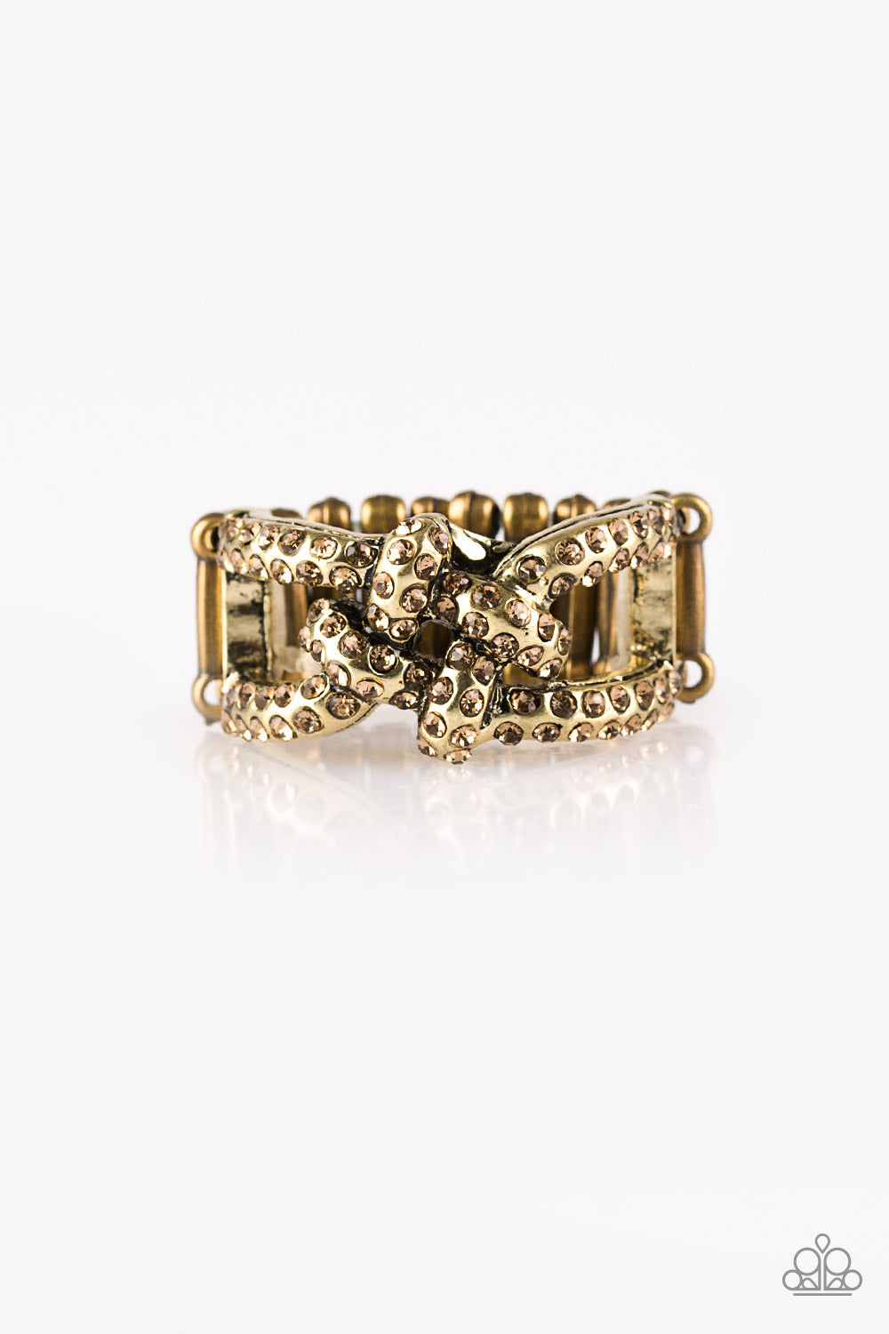 Can Only Go UPSCALE From Here Brass Ring - Paparazzi Accessories