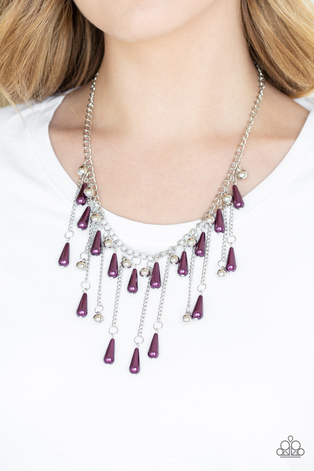 Fleur de Fringe Purple Necklace - Paparazzi Accessories