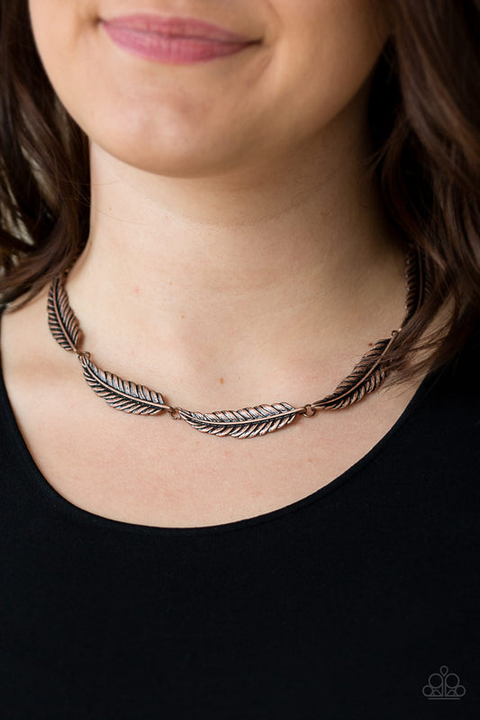 Light Flight Copper Necklace - Paparazzi Accessories