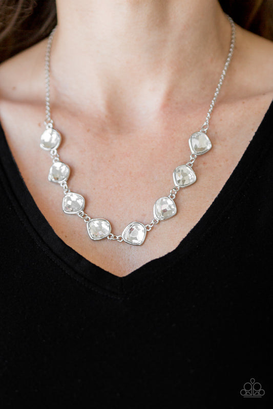 The Imperfectionist White Necklace - Paparazzi Accessories