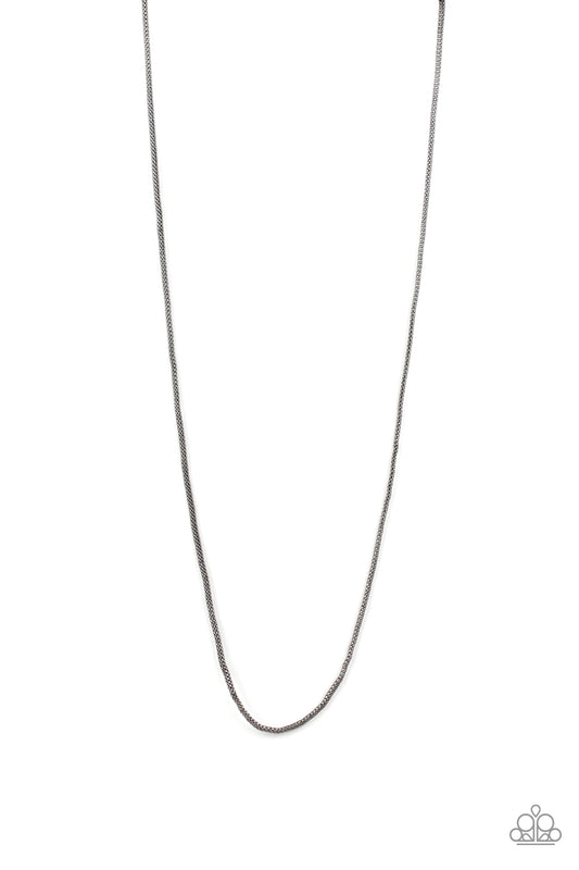 Underground Black Urban Necklace - Paparazzi Accessories