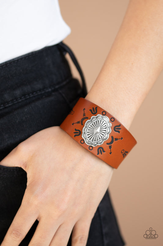 Desert Badlands Brown Urban Bracelet - Paparazzi Accessories