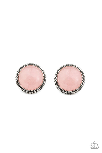 Desert Dew Pink Earring - Paparazzi Accessories
