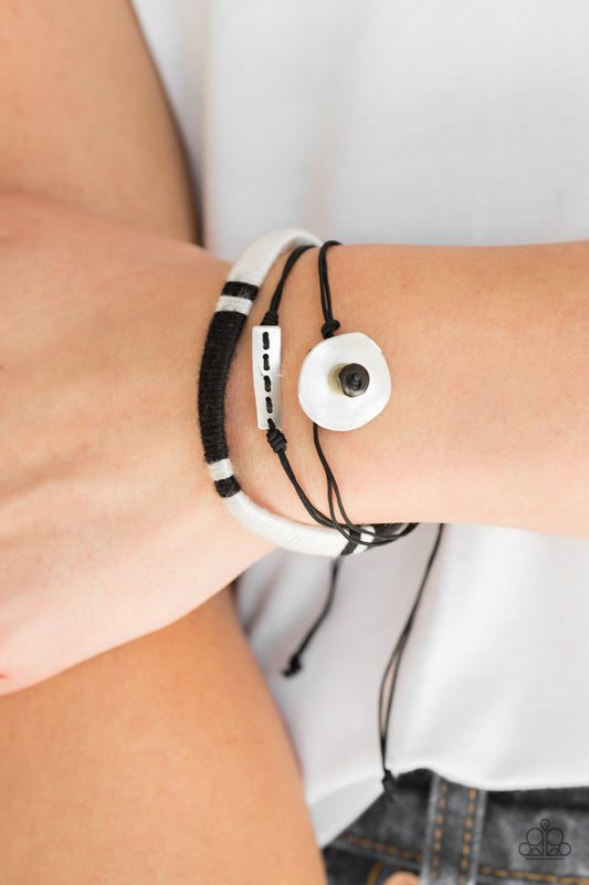 Jetsetter Journey Black Urban Bracelet - Paparazzi Accessories