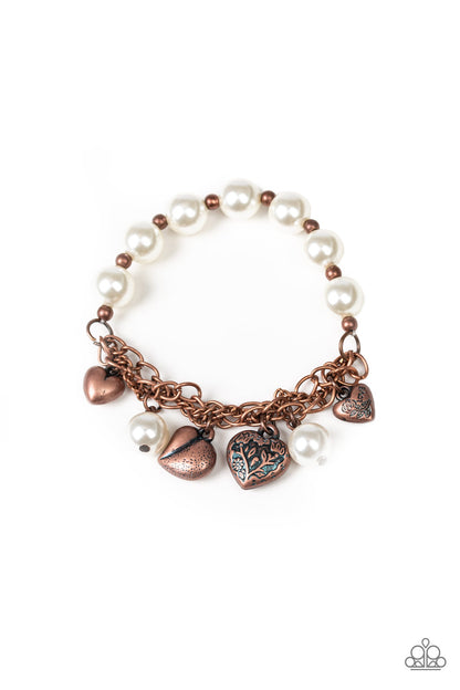 More Amour Copper Bracelet - Paparazzi Accessories