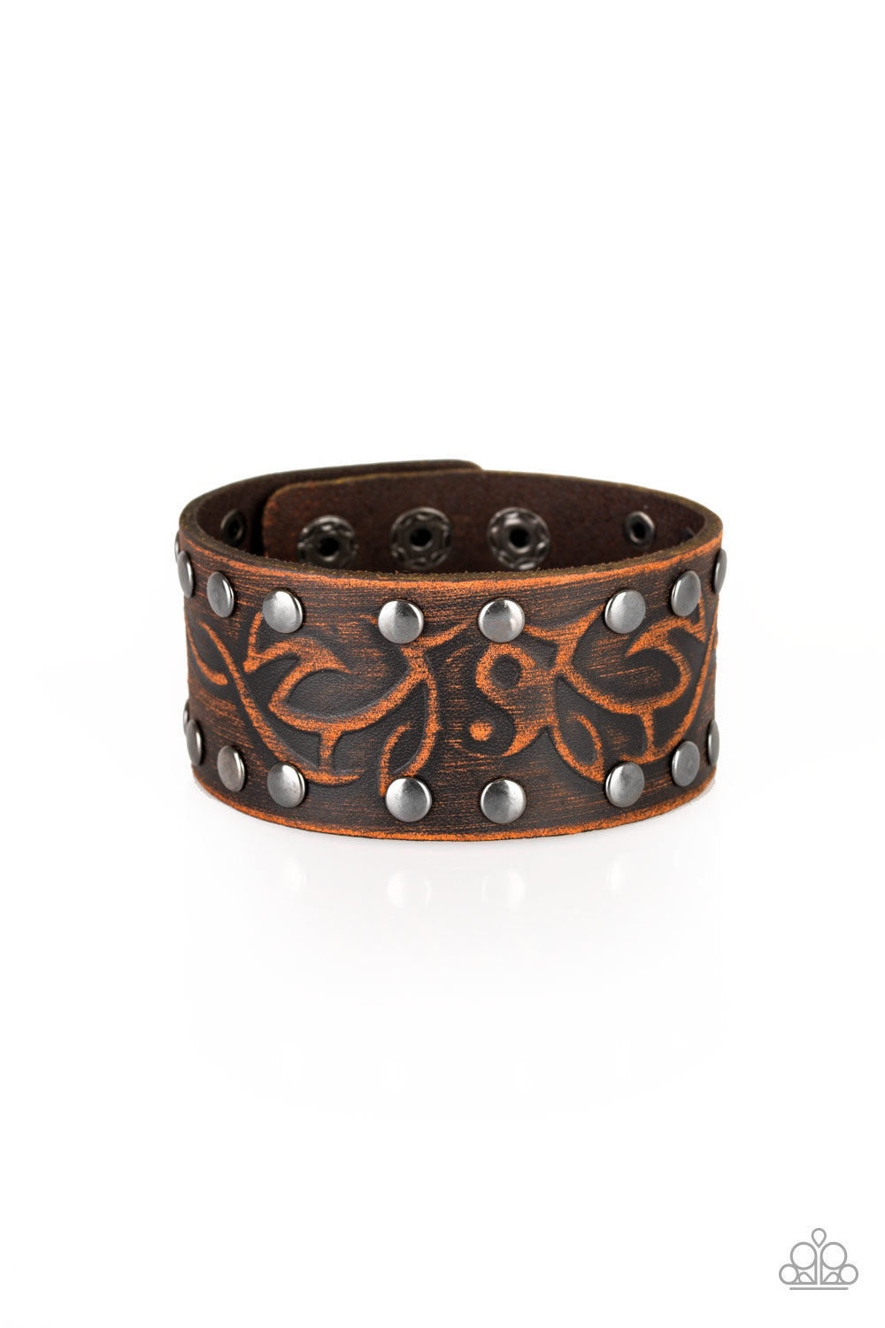 Nature Guide Brown Wrap Bracelet - Paparazzi Accessories