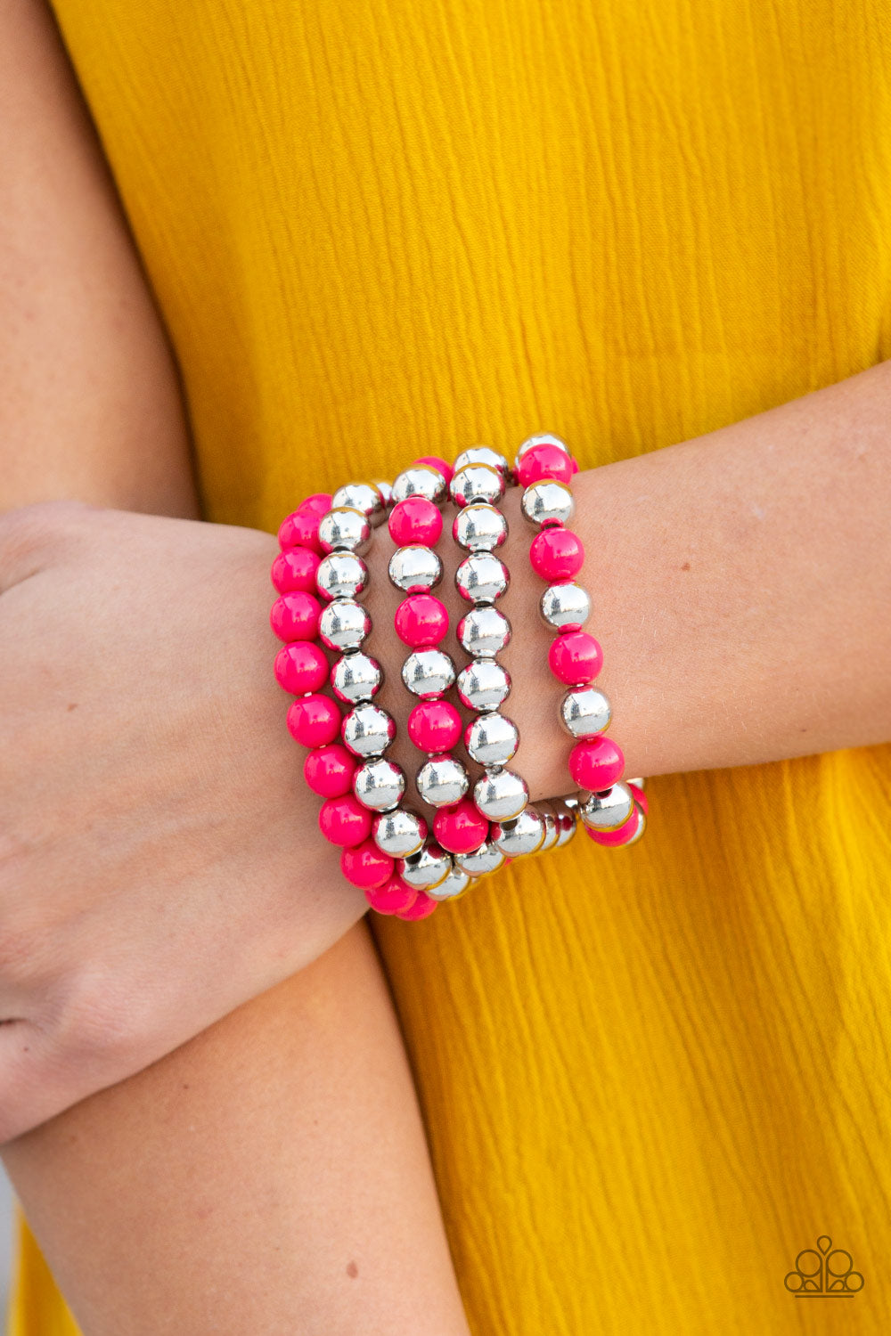Pop-YOU-lar Culture Pink Bracelet - Paparazzi Accessories