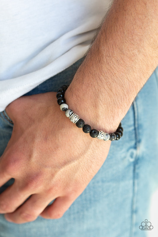 Proverb Silver Urban Bracelet - Paparazzi Accessories