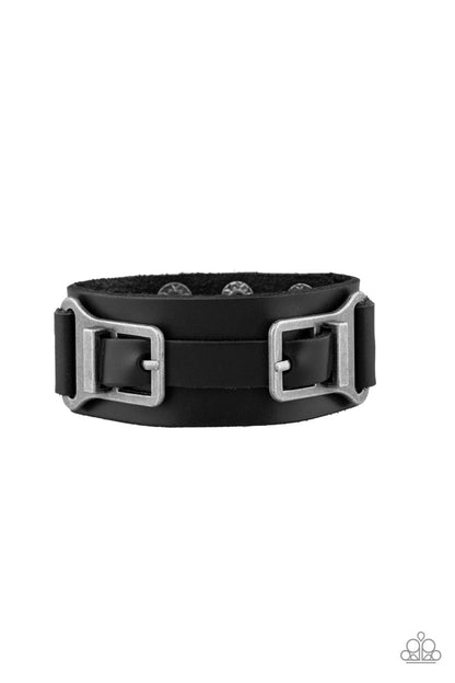 Scout It Out Black Urban Wrap Bracelet - Paparazzi Accessories