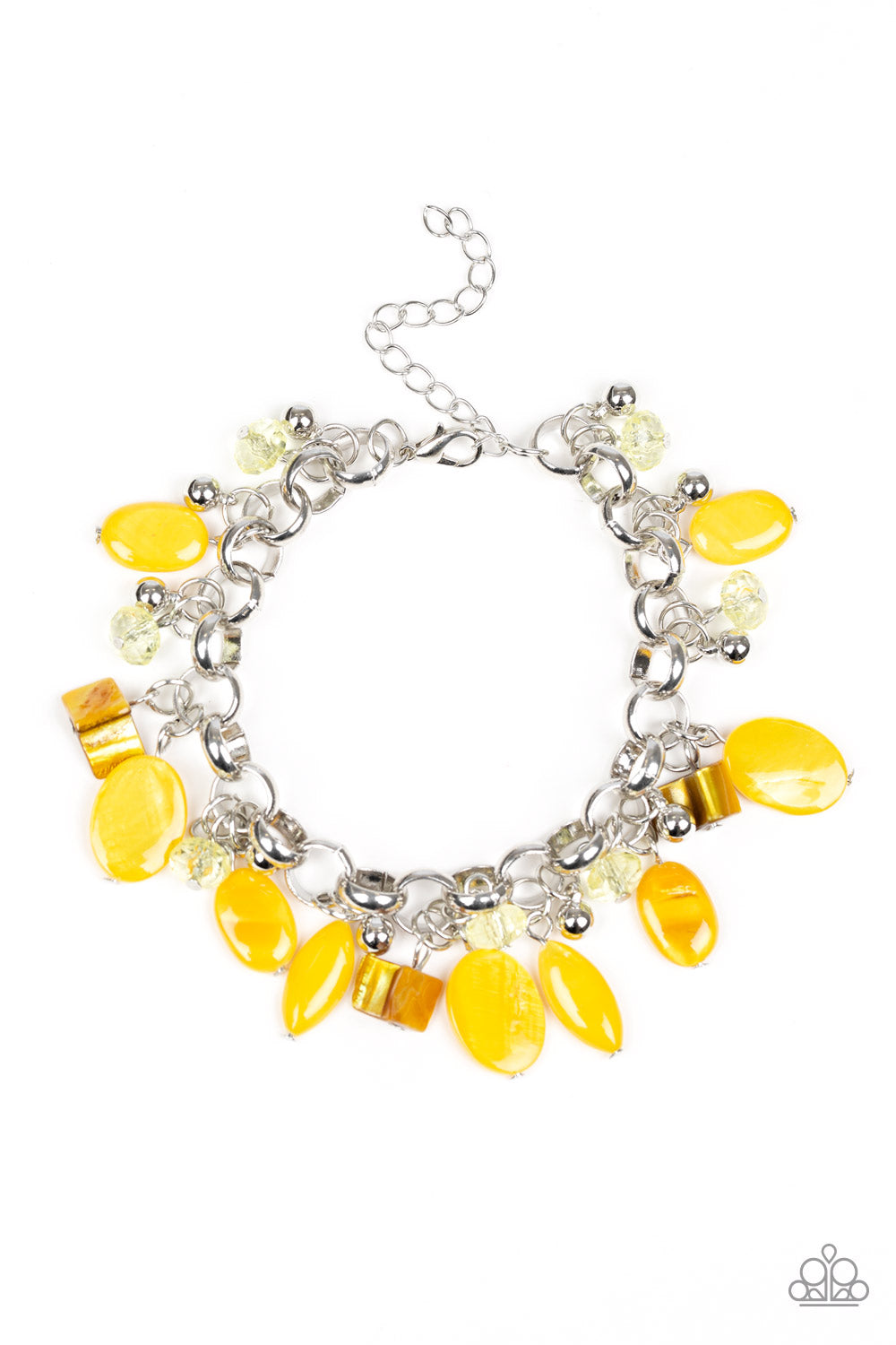Seashore Sailing Yellow Bracelet - Paparazzi Accessories