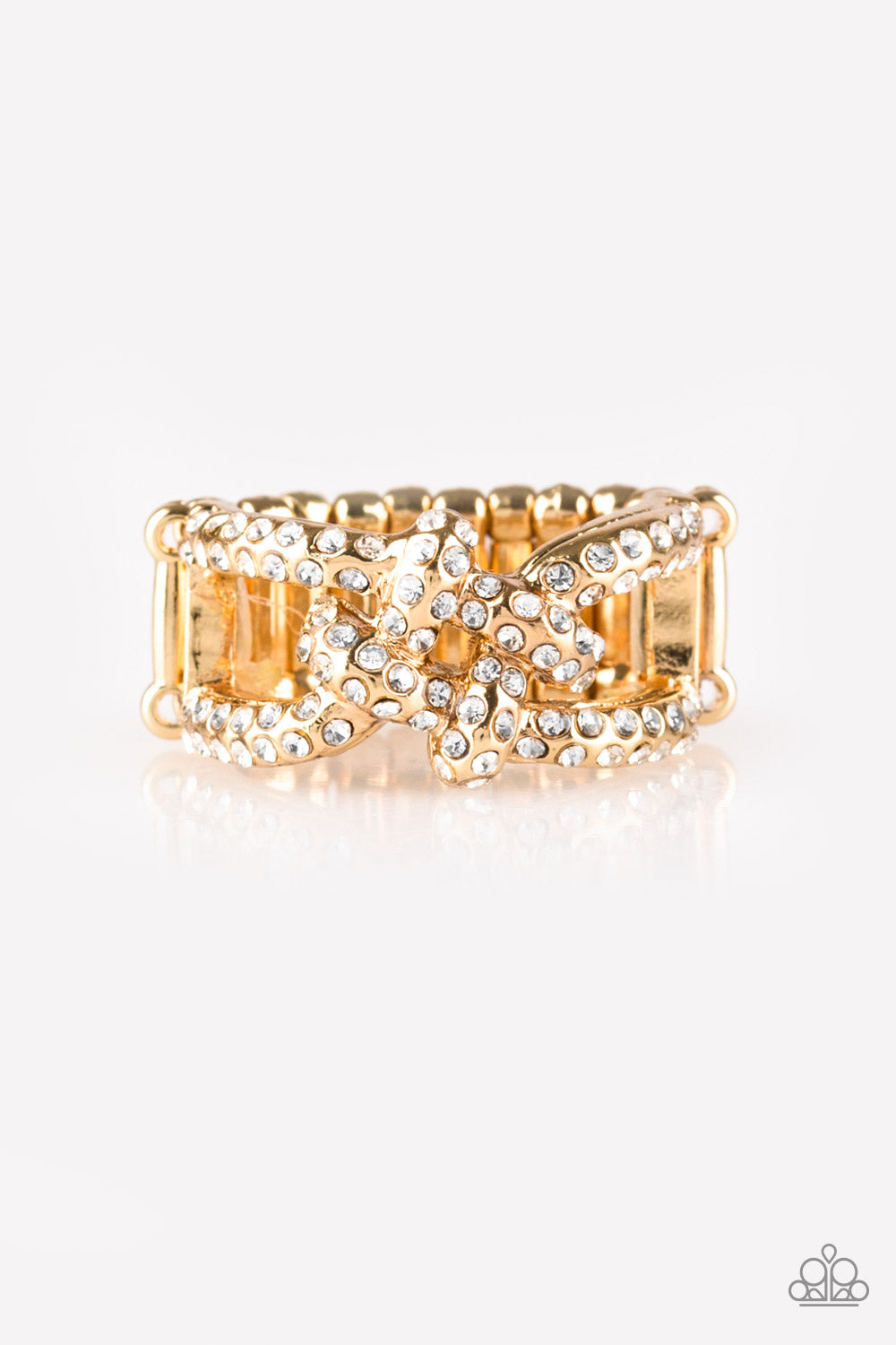 Can Only Go UPSCALE From Here Gold Ring - Paparazzi Accessories