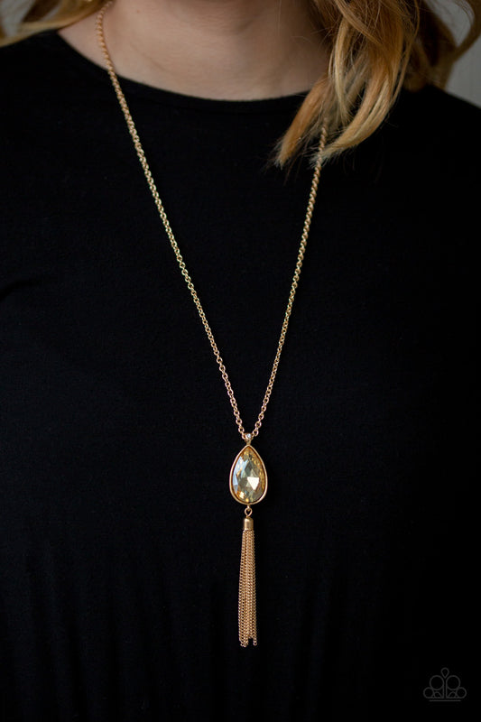 Elite Shine Gold Necklace - Paparazzi Accessories