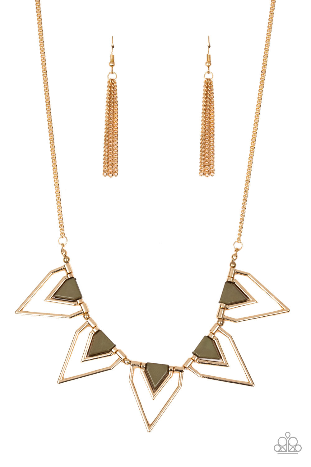 The Pack Leader Green Necklace - Paparazzi Accessories