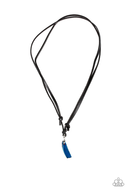 Am I METEORITE? Blue Urban Necklace - Paparazzi Accessories