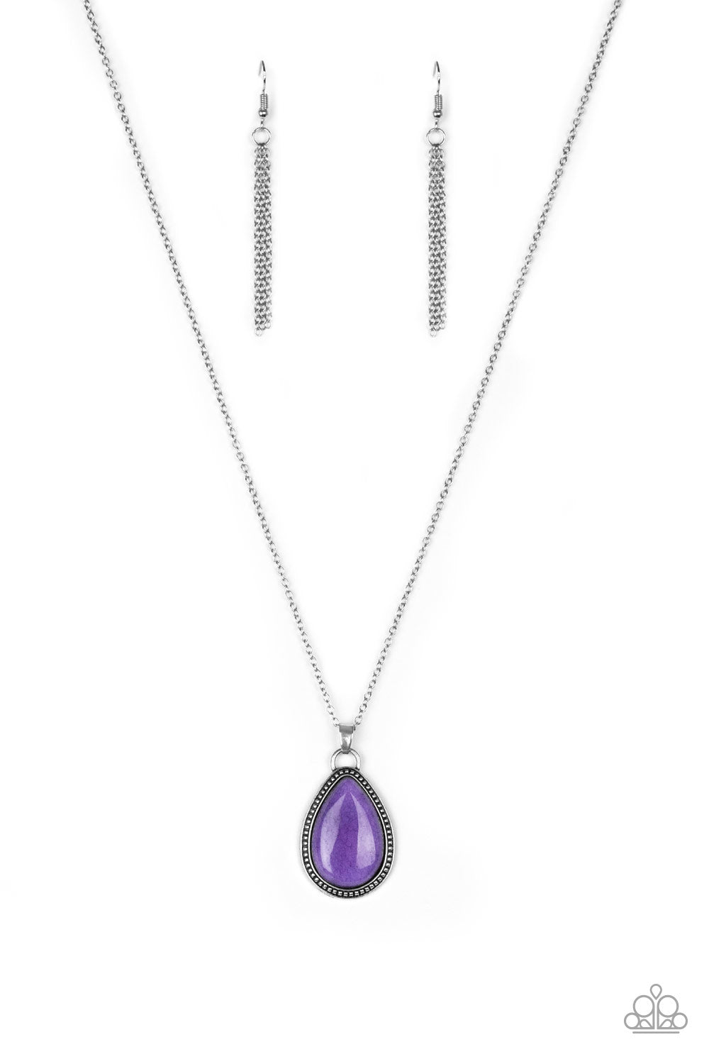 On The Home FRONTIER Purple Necklace - Paparazzi Accessories