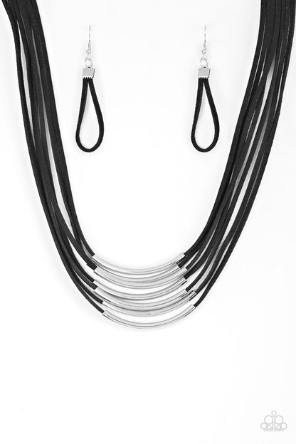 Walk The WALKABOUT Black Necklace - Paparazzi Accessories