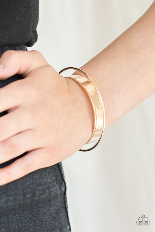 Avant-MOD Rose Gold Cuff Bracelet - Paparazzi Accessories