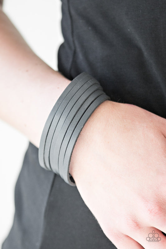 Day Hike Silver Bracelet - Paparazzi Accessories