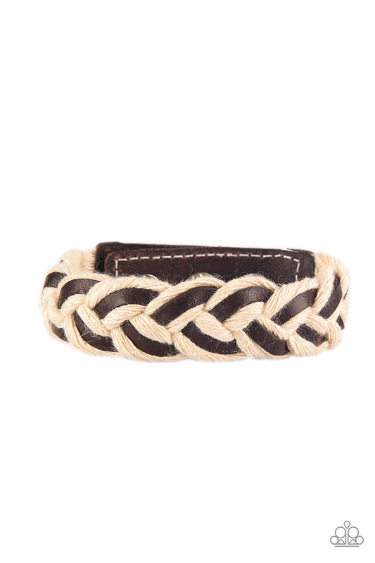 Outback Outlaw Brown Urban Bracelet - Paparazzi Accessories