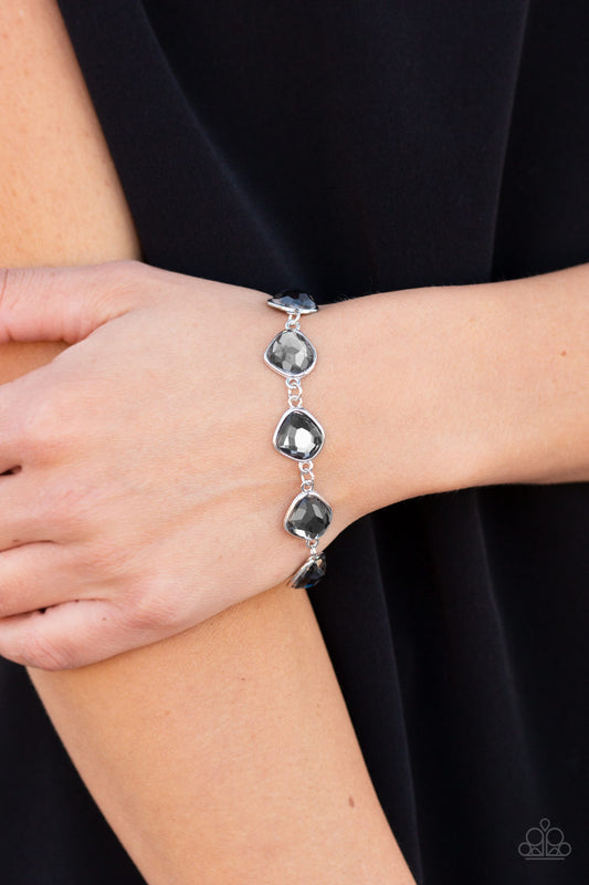 Perfect Imperfection Silver Bracelet - Paparazzi Accessories