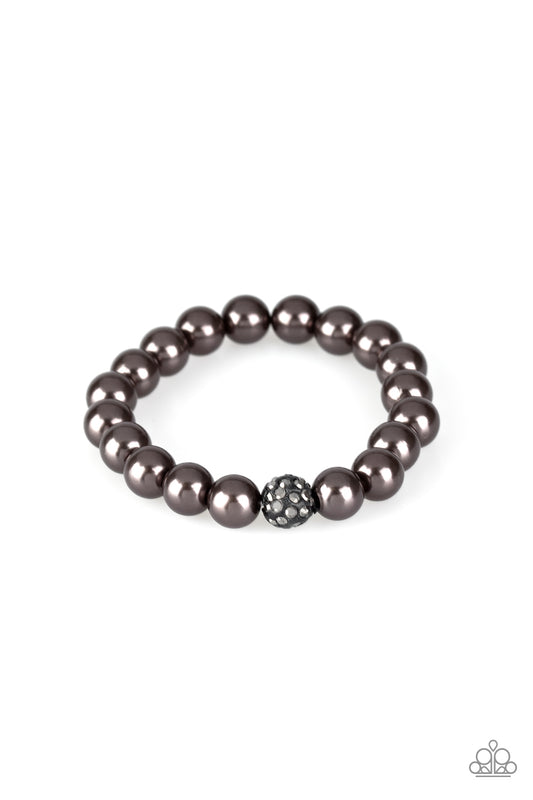 POSHing Your Luck Black Bracelet - Paparazzi Accessories - jazzy-jewels-gems