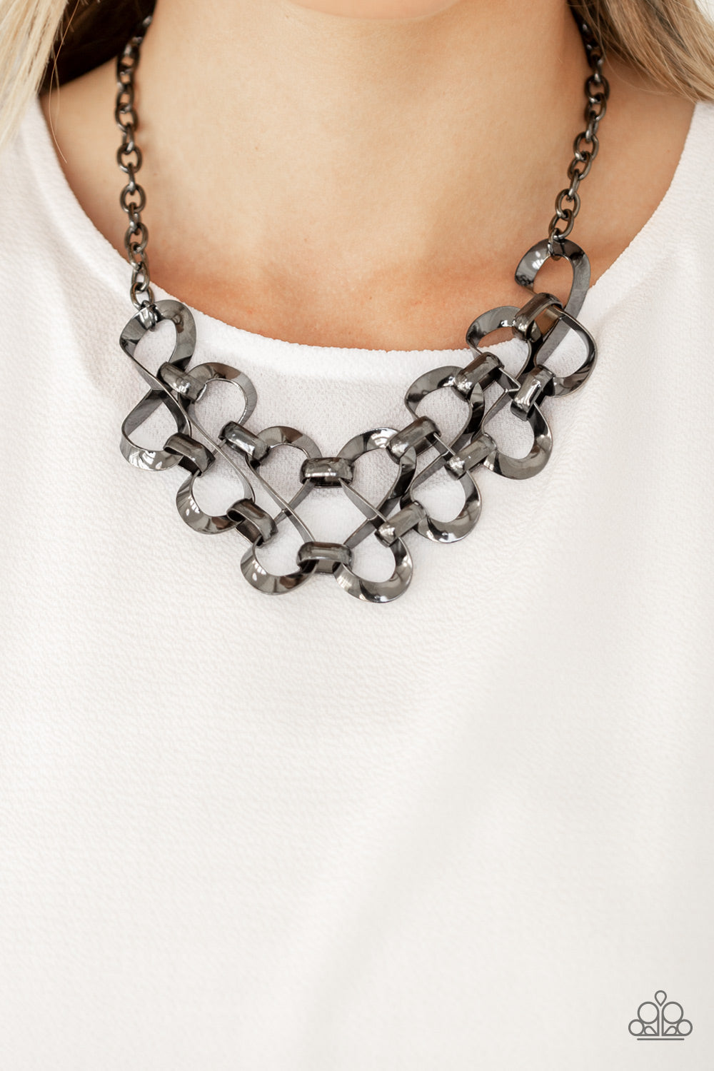 Work, Play, and Slay Black Encore Necklace - Paparazzi Accessories