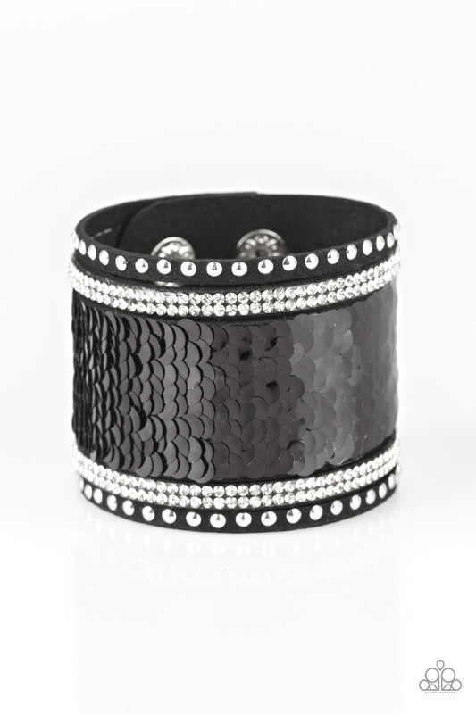 MERMAIDS Have More Fun - Black Bracelet - jazzy-jewels-gems