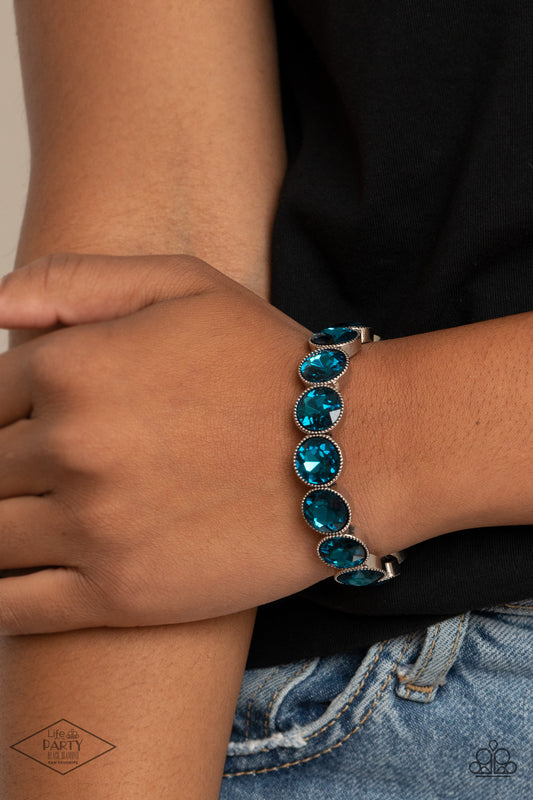 Number One Knockout Blue Bracelet - Paparazzi Accessories