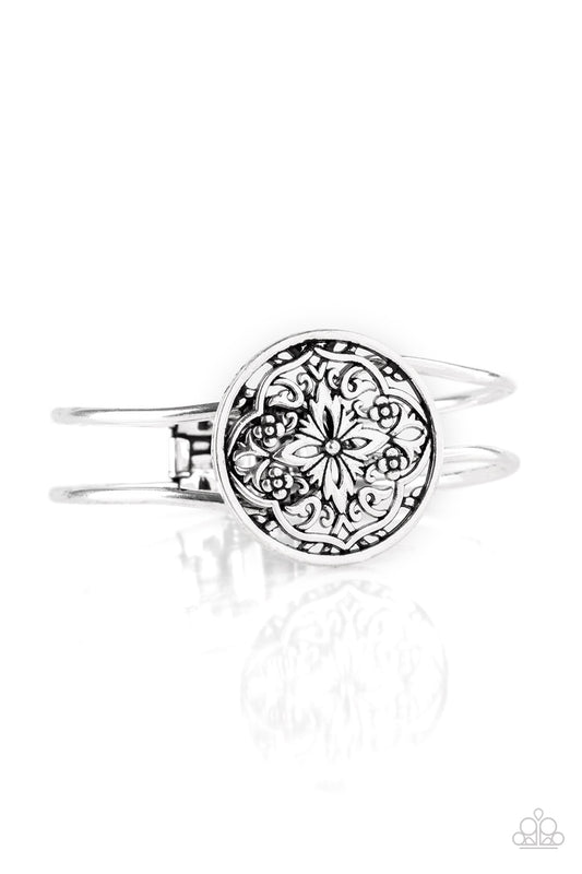 Mandala Majesty Silver Bracelet - Paparazzi Accessories