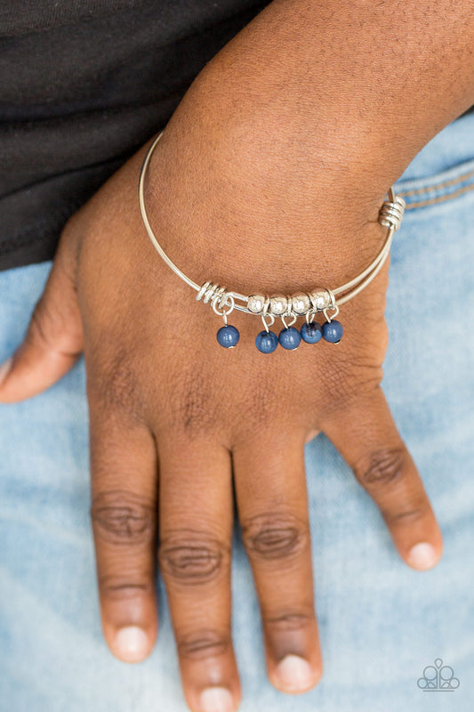 All Roads Lead To ROAM Blue Bracelet - Paparazzi Accessories