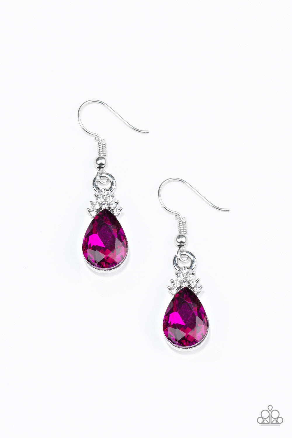 5th Avenue Fireworks Pink Earring - Paparazzi Accessories