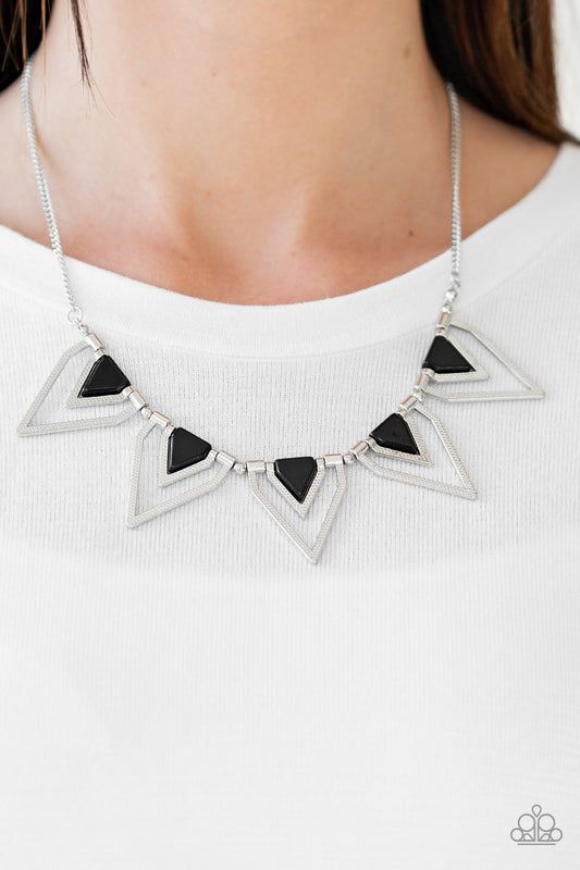 The Pack Leader Black Necklace - Paparazzi Accessories