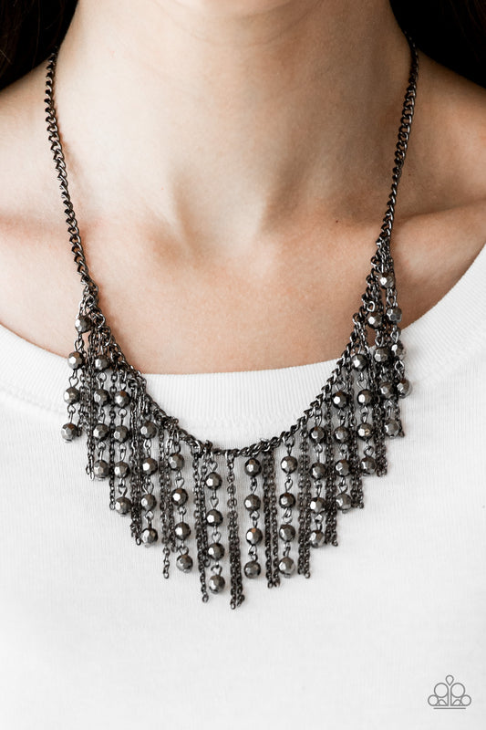Rebel Remix Black Necklace - Paparazzi Accessories