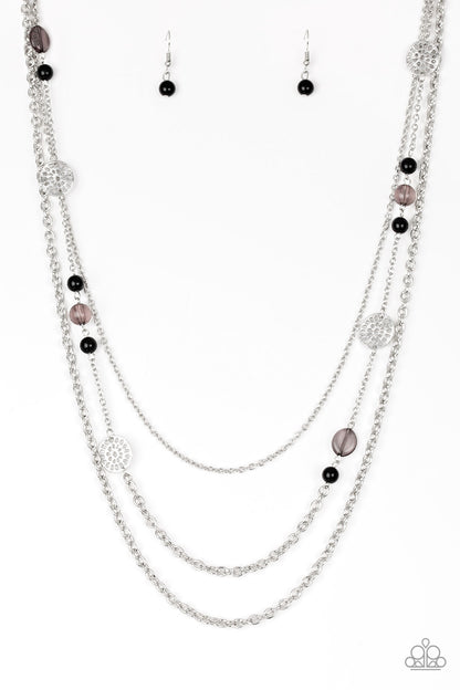 Pretty Pop-tastic! Black Necklace - Paparazzi Accessories (TF)