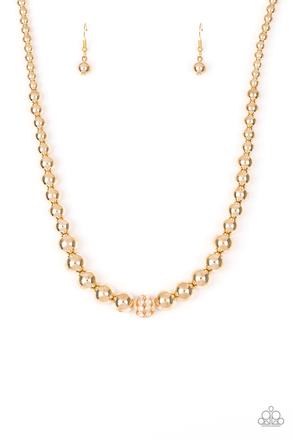 High-Stakes FAME Gold Necklace - Paparazzi Accessories